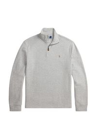Polo Ralph Lauren Sweter 710P07411003 Szary Regular Fit. Typ kołnierza: polo. Kolor: szary. Materiał: bawełna #5