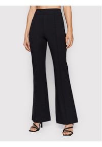 Spanx - SPANX Spodnie materiałowe The Perfect 20252R Czarny Flare Fit. Kolor: czarny. Materiał: wiskoza #1