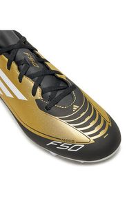 Adidas - adidas Buty do piłki nożnej F50 CLUB FxG MESSI IG9331 Złoty. Kolor: złoty. Materiał: skóra