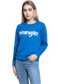 Wrangler - BLUZA DAMSKA WRANGLER CREW SWEAT BLUE W6Z1HYX05 #7