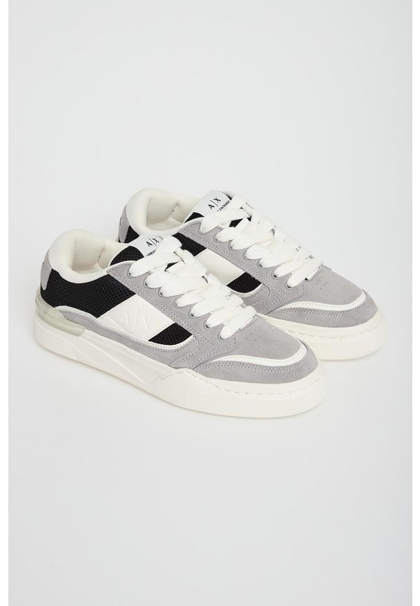 Armani Exchange - Sneakersy męskie skórzane ARMANI EXCHANGE. Materiał: skóra