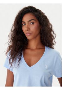 Polo Ralph Lauren T-Shirt 211902403011 Niebieski Regular Fit. Typ kołnierza: polo. Kolor: niebieski. Materiał: bawełna #5