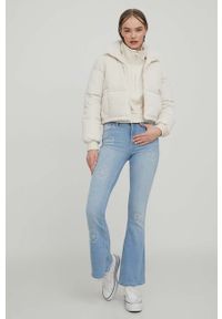 Hollister Co. jeansy damskie high waist. Stan: podwyższony. Kolor: niebieski #4