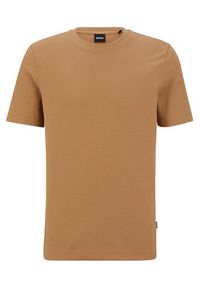 BOSS - Boss T-Shirt Tiburt 240 50452680 Beżowy Regular Fit. Kolor: beżowy. Materiał: bawełna #3