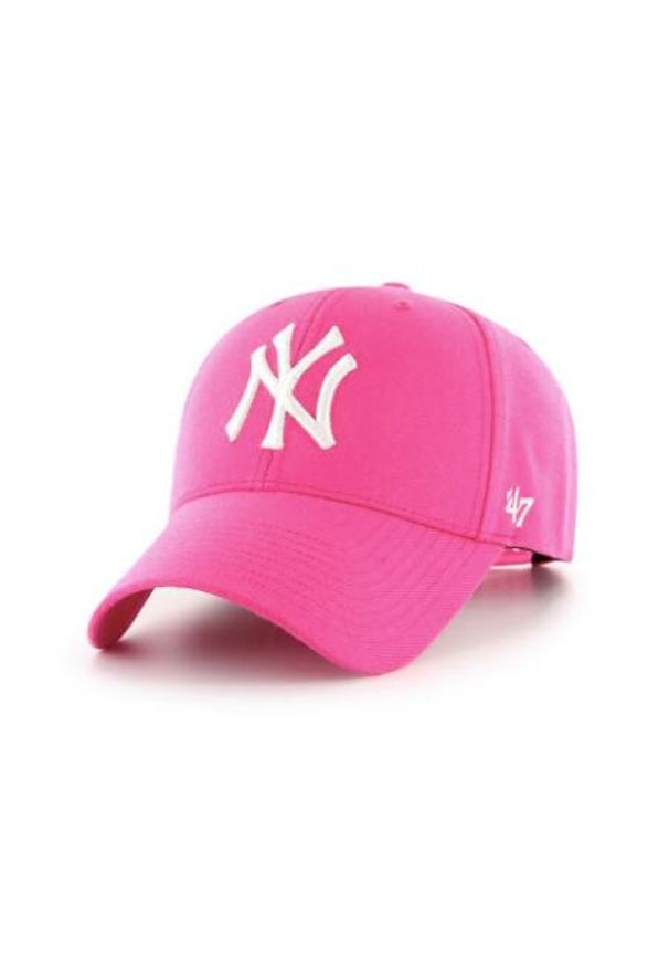 Czapka z daszkiem 47 Brand MLB New York Yankees Basic Kids B-RAC17CTP-BKA. Kolor: czarny
