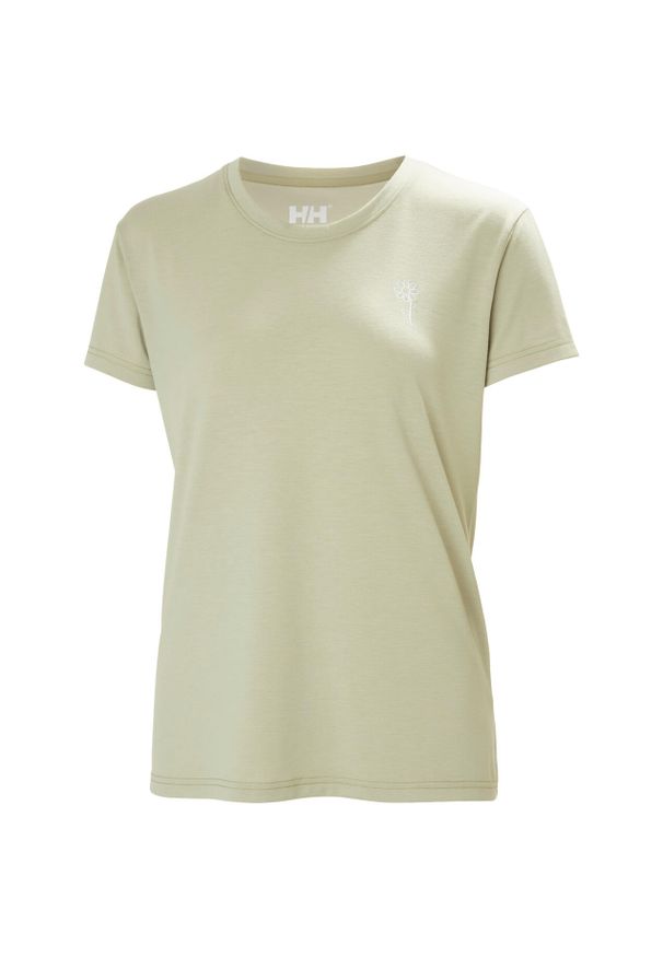 T-shirt damski Helly Hansen Skog graphic. Kolor: zielony. Sport: turystyka piesza