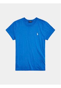 Polo Ralph Lauren T-Shirt New Rltpp 211898698021 Granatowy Regular Fit. Typ kołnierza: polo. Kolor: niebieski. Materiał: bawełna #4