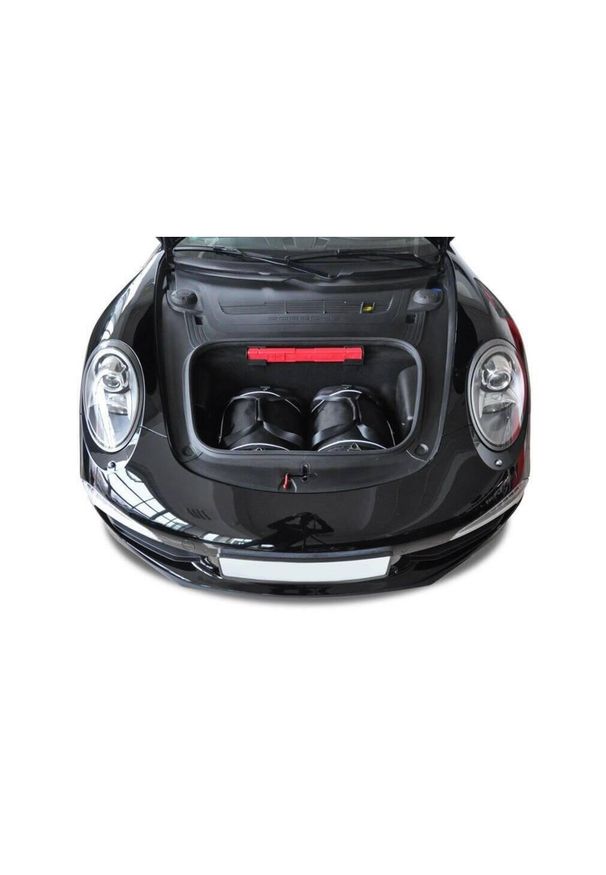 KJUST - Torby Do Bagażnika Porsche 911 Carrera 4 2012-2015 2Szt Kjust. Kolor: czarny. Styl: sportowy