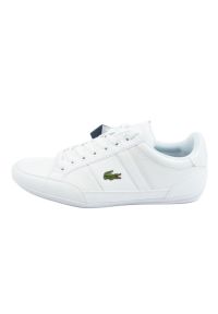 Buty Lacoste Chaymon BL21 M 7-41CMA003821G białe. Okazja: na co dzień. Kolor: biały. Materiał: materiał, syntetyk, skóra. Szerokość cholewki: normalna #7