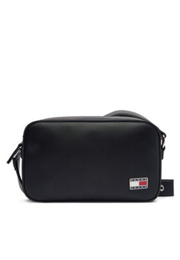 Tommy Jeans Torebka Tjw Cool Camera Bag AW0AW17872 Czarny. Kolor: czarny. Materiał: skórzane