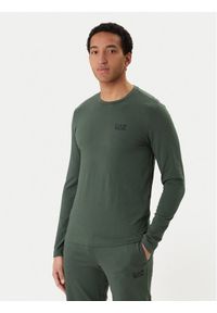 EA7 Emporio Armani Longsleeve 8NPT28 PJVQZ U7260 Zielony Slim Fit. Kolor: zielony. Materiał: bawełna. Długość rękawa: długi rękaw #1