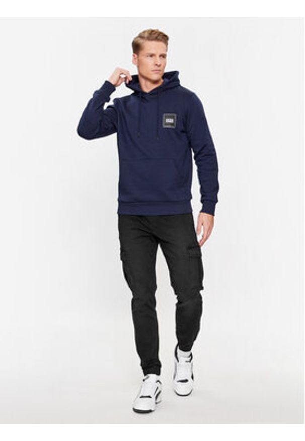 Jack & Jones - Jack&Jones Bluza 12251998 Granatowy Regular Fit. Kolor: niebieski. Materiał: bawełna, syntetyk