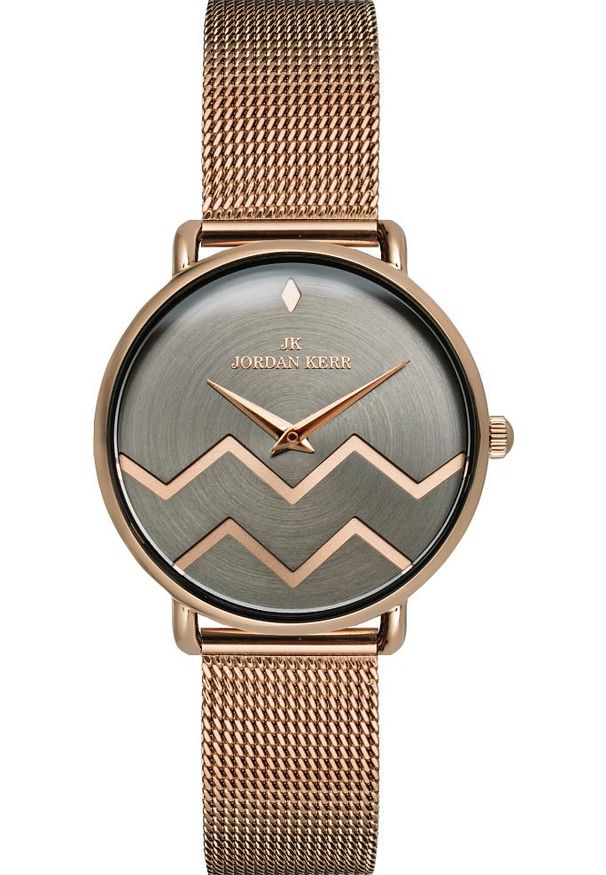 Zegarek Jordan Kerr Zegarek damski Jordan Kerr MONTI Różowo złoty. Kolor: złoty, wielokolorowy, różowy