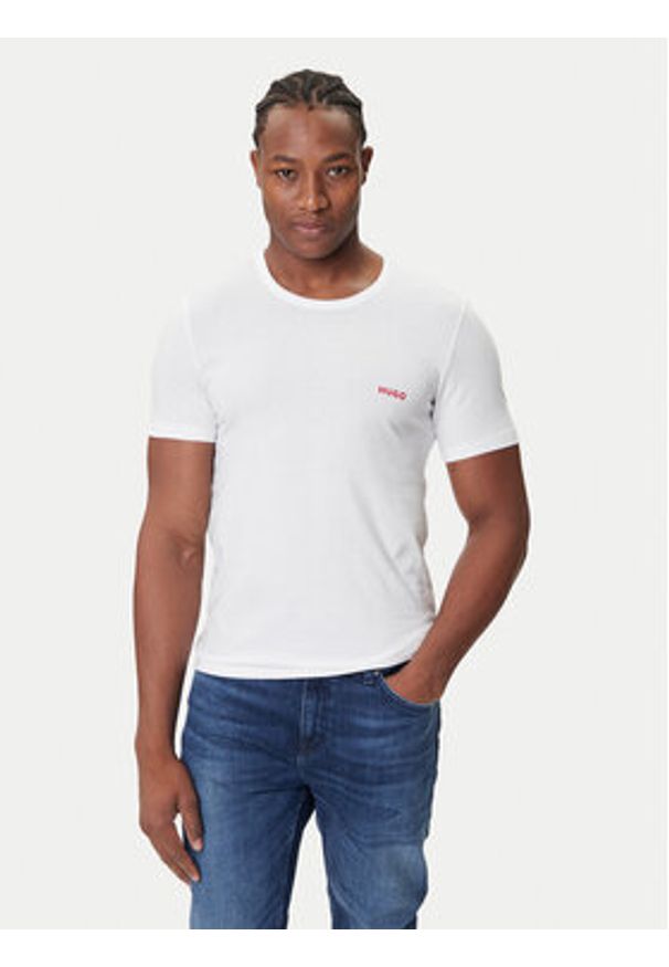 Hugo - HUGO Komplet t-shirtów 50532811 Kolorowy Regular Fit. Materiał: bawełna. Wzór: kolorowy