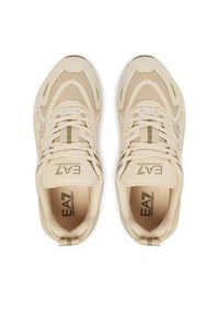 EA7 Emporio Armani Sneakersy 7X000306 AF23595 MZ531 Beżowy. Kolor: beżowy. Materiał: skóra #2