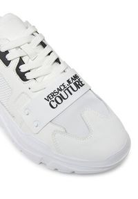 Versace Jeans Couture Sneakersy Speedtrack 77YA3SC4 Biały. Kolor: biały. Materiał: skóra