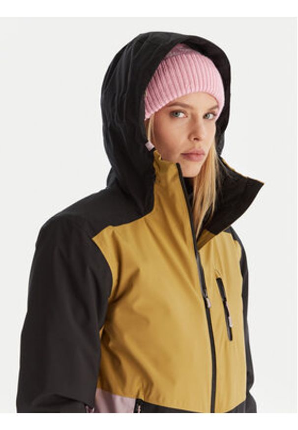 Roxy Kurtka narciarska Stormdash JK ERJTJ03520 Beżowy Tailored Fit. Kolor: beżowy. Materiał: syntetyk. Sport: narciarstwo