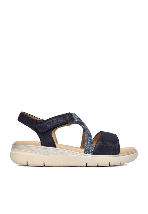 Sandały Go Soft. Kolor: niebieski