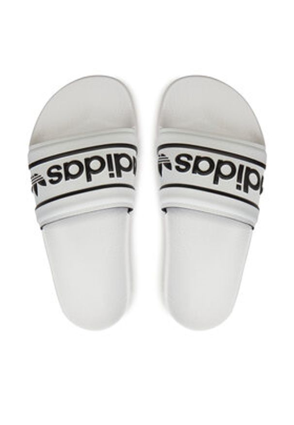 Adidas - adidas Klapki Adilette ID5799 Biały. Kolor: biały. Materiał: syntetyk