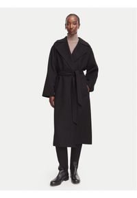 Weekend Max Mara Płaszcz wełniany Operoso 2625016011 Czarny Regular Fit. Kolor: czarny. Materiał: wełna #1