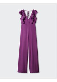 mango - Mango Kombinezon Lia 47087127 Fioletowy Regular Fit. Kolor: fioletowy. Materiał: wiskoza #4