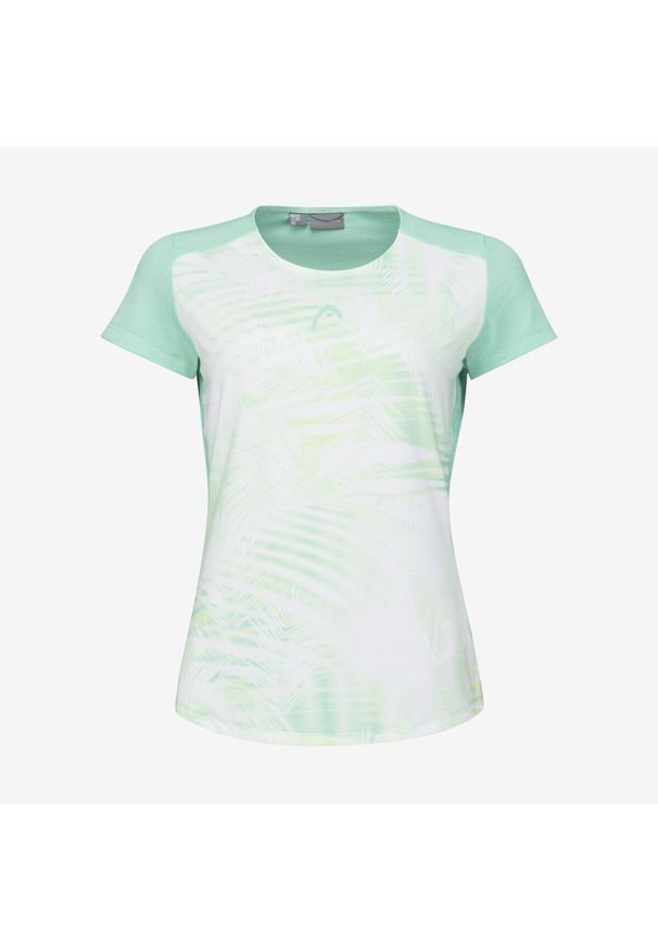 Head - T-shirt damski TIE-BREAK. Kolor: zielony. Materiał: poliester