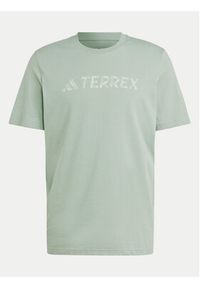 Adidas - adidas T-Shirt Terrex Classic IN4688 Zielony Regular Fit. Kolor: zielony. Materiał: bawełna #2