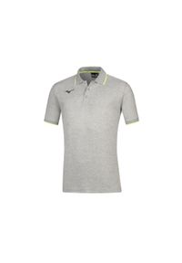 Polo Mizuno. Typ kołnierza: polo. Kolor: szary #1