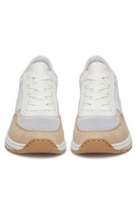 Rieker Sneakersy N6503-80 Biały. Kolor: biały. Materiał: materiał, syntetyk #3