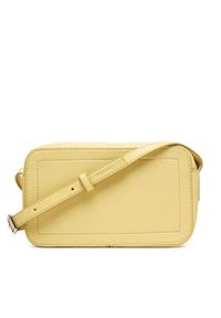 Calvin Klein Torebka Bold Ck Camera Bag LV04F3220G Żółty. Kolor: żółty. Materiał: skórzane #6