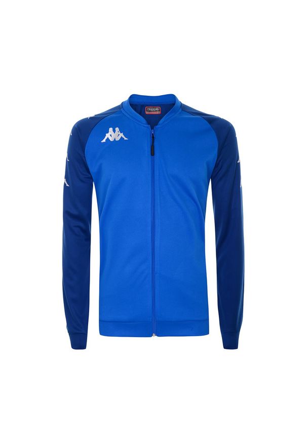 Kurtka dziecięca Kappa Verone. Kolor: wielokolorowy, niebieski. Sport: piłka nożna, fitness