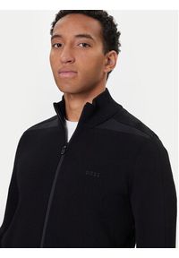 BOSS Kardigan League FZ 50547505 Czarny Regular Fit. Kolor: czarny. Materiał: wiskoza #2