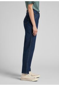 Lee - LEE CAROL PLEATED DAMSKIE SPODNIE JEANSOWE RINSE L31MOM36 112143815