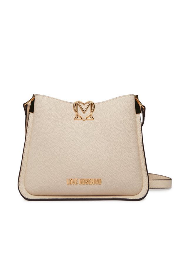 Love Moschino - LOVE MOSCHINO Torebka JC4127PP1OLM0110 Écru. Materiał: skórzane