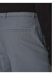 Calvin Klein Spodnie materiałowe LV04LF617G Szary Regular Fit. Kolor: szary. Materiał: bawełna #3