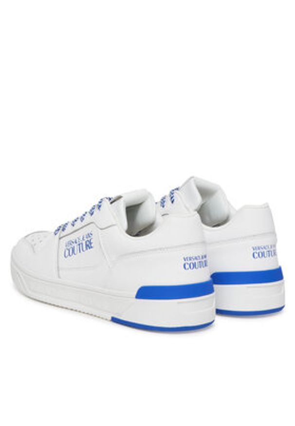 Versace Jeans Couture Sneakersy 78YA3SJ5 Biały. Kolor: biały. Materiał: skóra