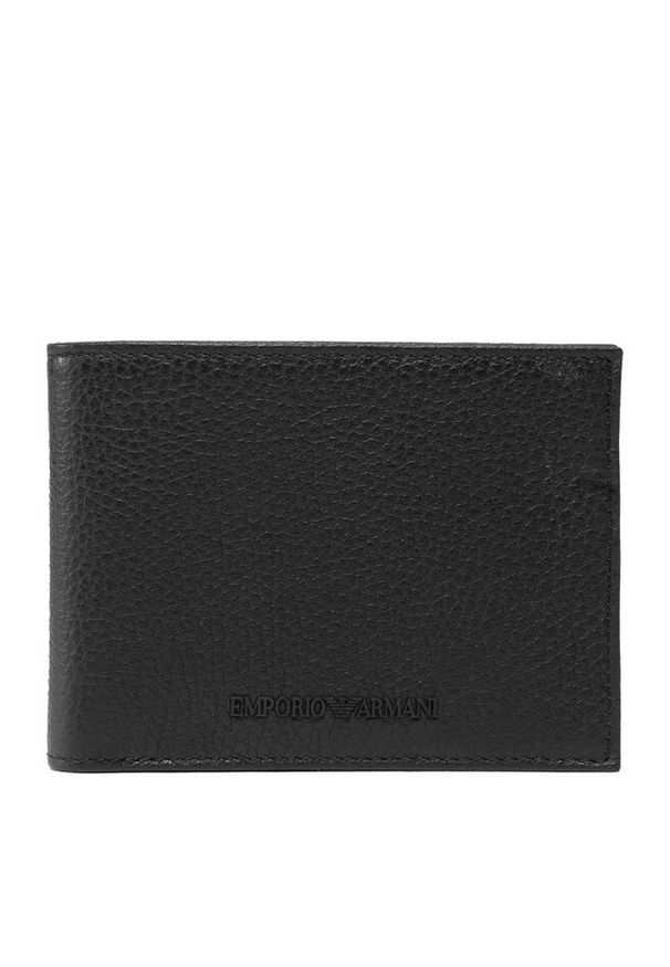 Zestaw portfel i etui na karty Emporio Armani. Kolor: czarny