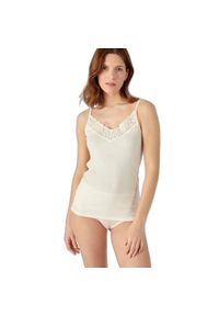 DAMART - Damski tank top Damart Thermolactyl. Kolor: biały. Materiał: skóra, dzianina. Sezon: zima #1