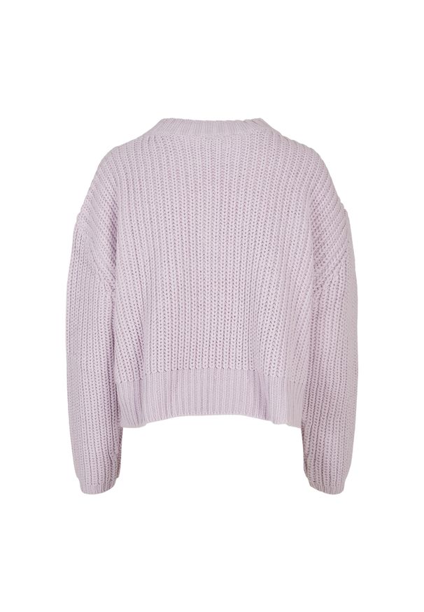 Bluza damska Urban Classics wide oversizeer-Duże rozmiary. Kolor: fioletowy. Materiał: polar. Sezon: zima