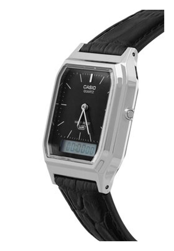 Casio Zegarek AQ-230EL-1AEF Czarny. Kolor: czarny