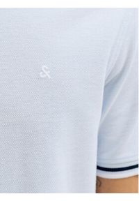 Jack & Jones Polo Paulos 12136668 Niebieski jasny Regular Fit. Typ kołnierza: polo. Kolor: niebieski. Materiał: bawełna #3