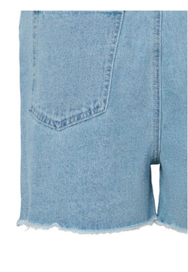 Pieces Szorty jeansowe Tamra 17157412 Niebieski Regular Fit. Kolor: niebieski. Materiał: bawełna