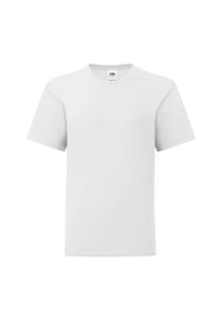 FRUIT OF THE LOOM - Koszulka Dziecięca Iconic 145. Kolor: biały. Sport: turystyka piesza #1