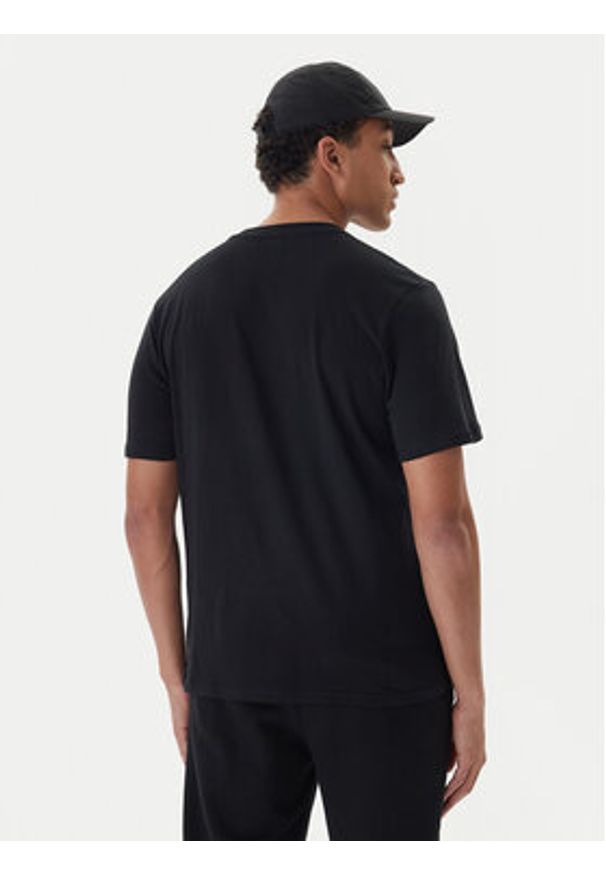 Kappa T-Shirt Feddu 311H7HW Czarny Regular Fit. Kolor: czarny. Materiał: bawełna