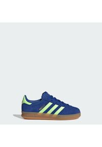 Adidas - adidas Sneakersy Gazelle Indoor KJ2302 Niebieski. Kolor: niebieski. Materiał: zamsz, skóra. Model: Adidas Gazelle #1