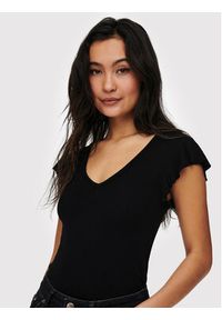 only - ONLY Bluzka Belia 15227187 Czarny Regular Fit. Kolor: czarny. Materiał: wiskoza #7