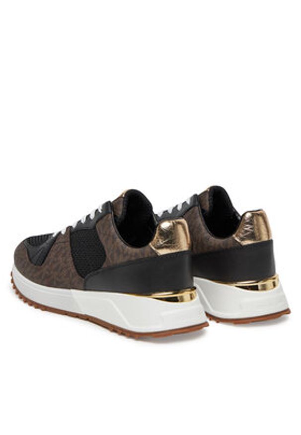 MICHAEL Michael Kors Sneakersy 43S5JMFS1B Brązowy. Kolor: brązowy. Materiał: skóra