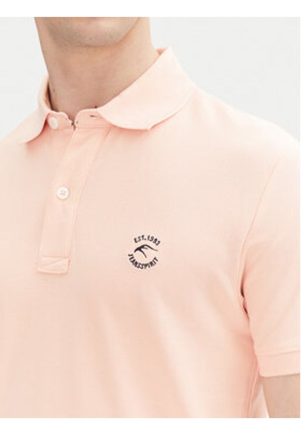 INDICODE Polo Wadim 40-913 Różowy Regular Fit. Typ kołnierza: polo. Kolor: różowy. Materiał: bawełna