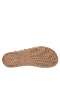 Crocs Klapki Brooklyn Low Wedge Sandal W 207431 Khaki. Kolor: brązowy #4