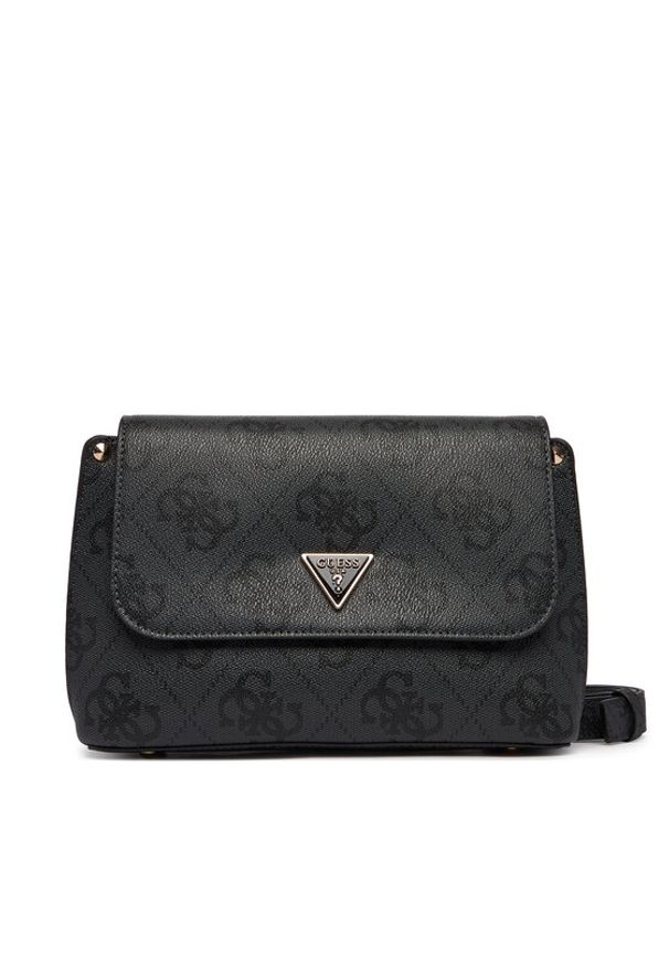 Guess Torebka Meridian II HWOS69 74200 Szary. Kolor: szary. Materiał: skórzane